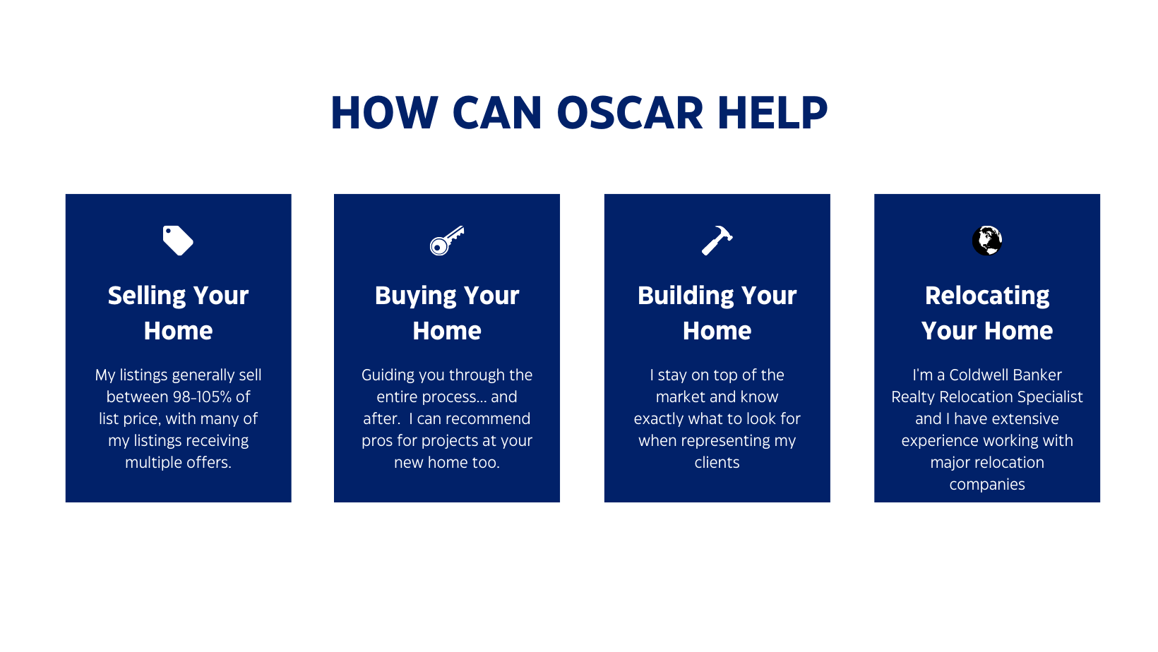 HOW CAN OSCAR HELP